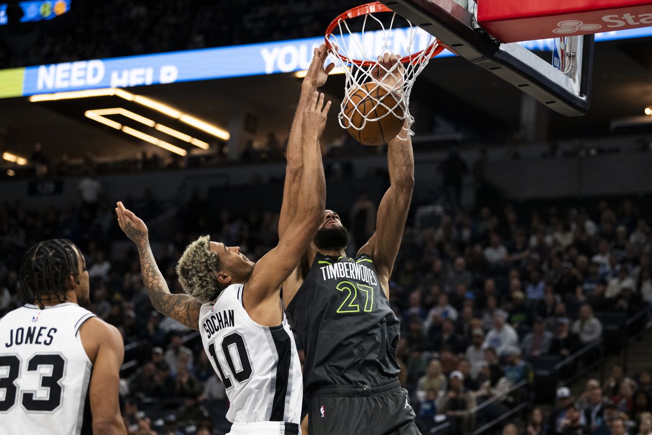 San Antonio Spurs v Minnesota Timberwolves
