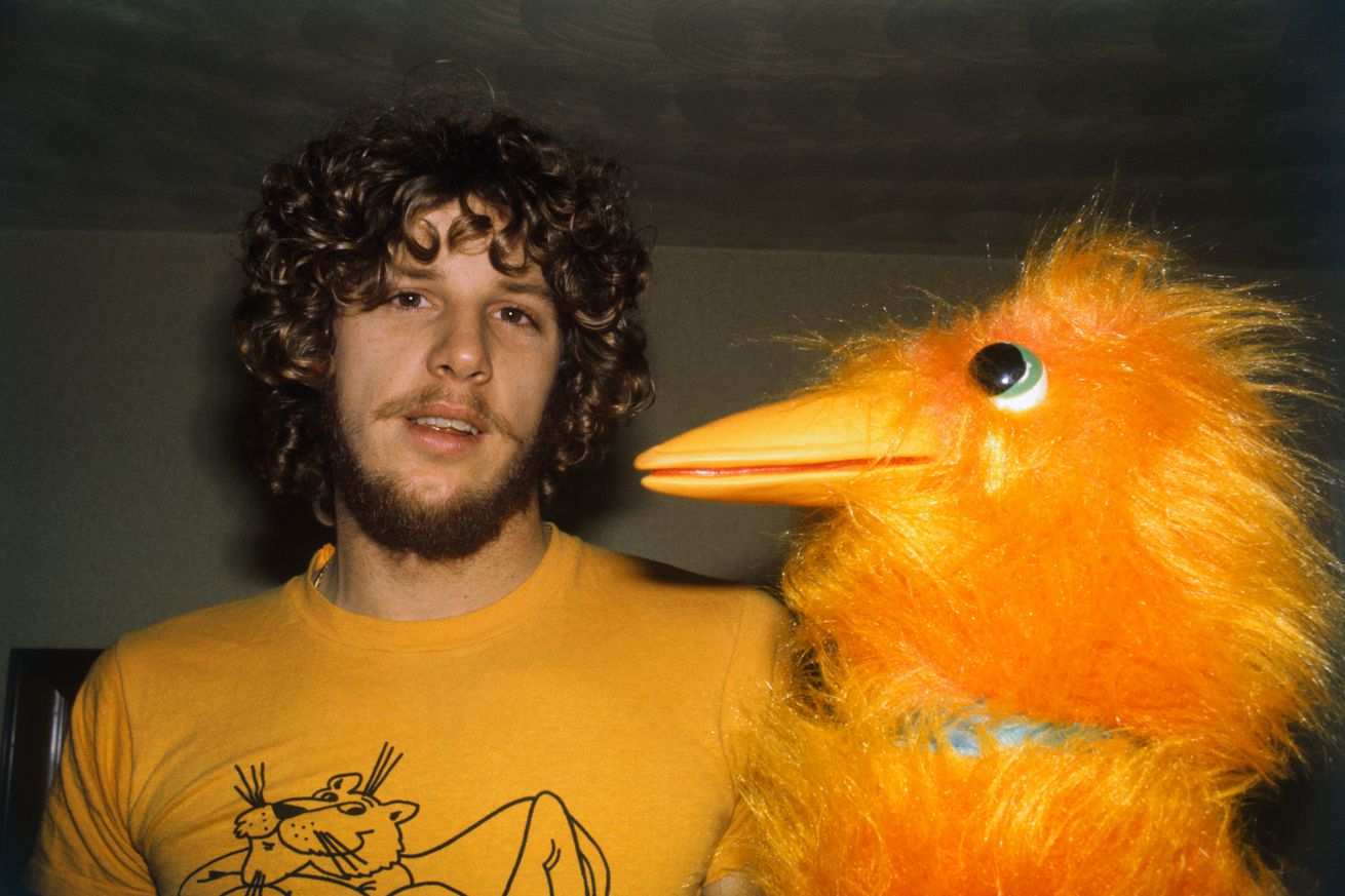Mark Fidrych with “Big Bird”
