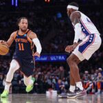 Jalen Brunson is a key player in the Knicks-76ers matchup.