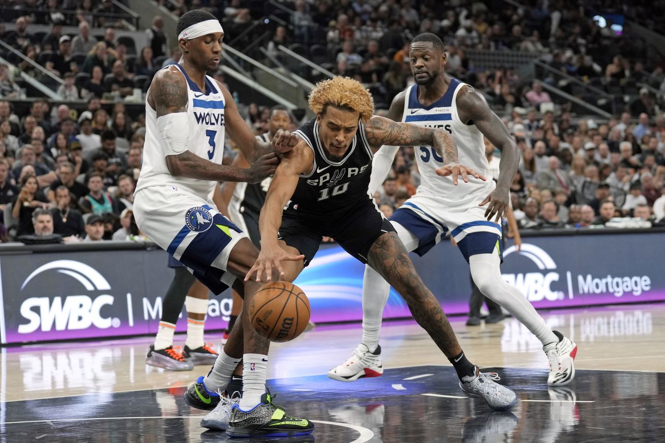 NBA: Minnesota Timberwolves at San Antonio Spurs