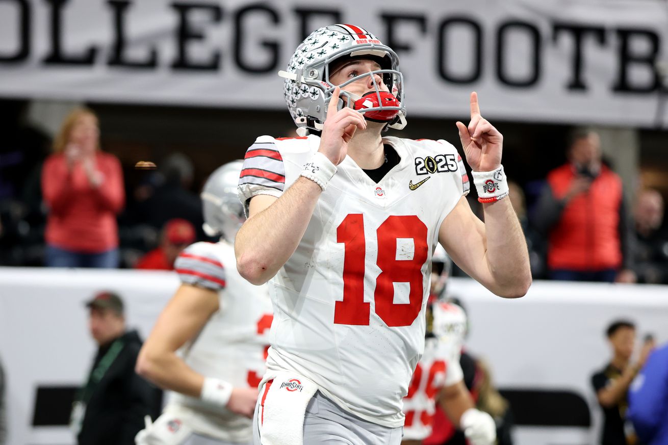 2025 CFP National Championship Presented by AT&T- Ohio State v Notre Dame