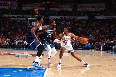 Minnesota Timberwolves v Oklahoma City Thunder