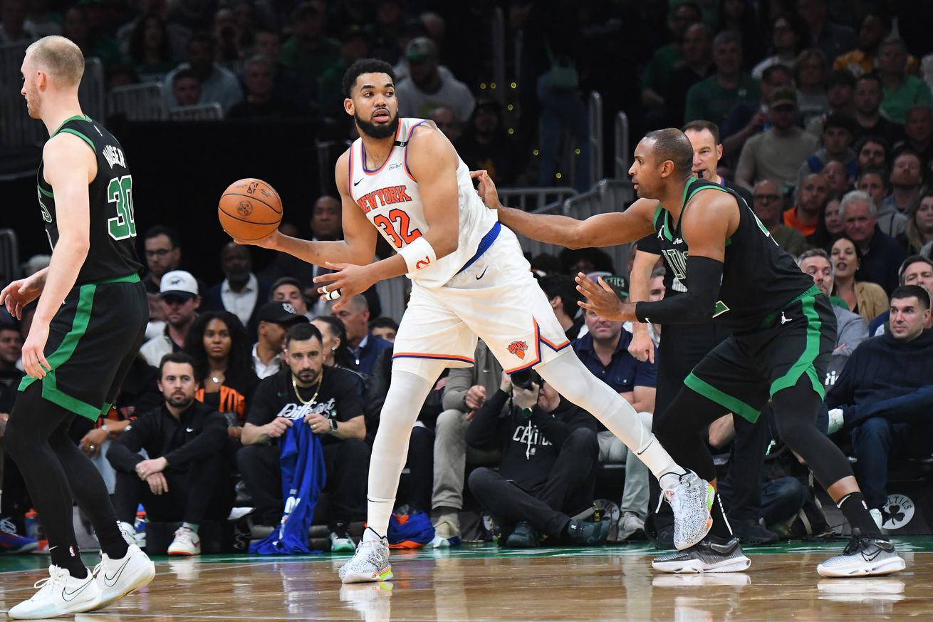 2025 NBA Playoffs - New York Knicks v Boston Celtics - Game Five