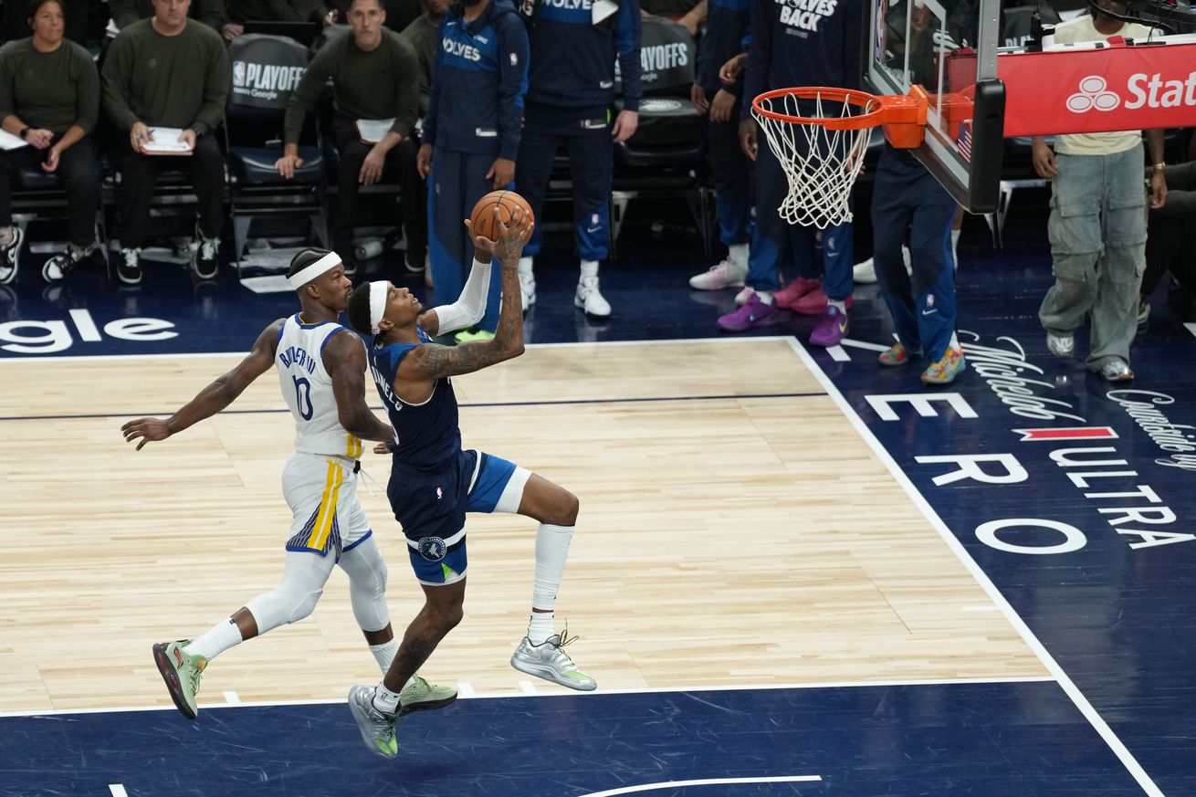 2025 NBA Playoffs - Golden State Warriors v Minnesota Timberwolves - Game Five