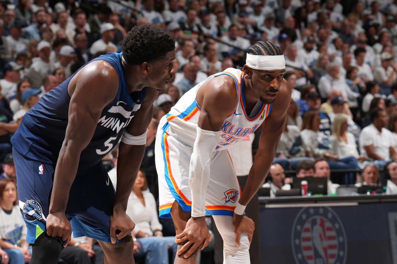 2025 NBA Western Conference Finals - Oklahoma City Thunder v Minnesota Timberwolves - Game Four