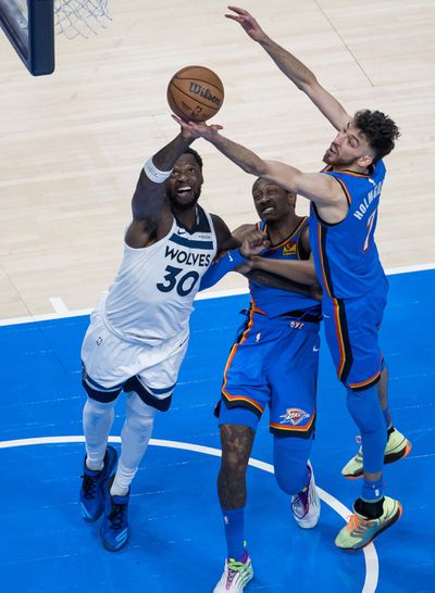 NBA: Playoffs-Minnesota Timberwolves at Oklahoma City Thunder