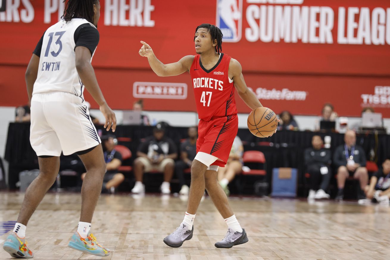 2025 NBA Summer League - Houston Rockets v Minnesota Timberwolves